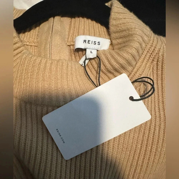 NWT REISS Amelia Knitted Flippy Dress size large - Picture 6 of 6